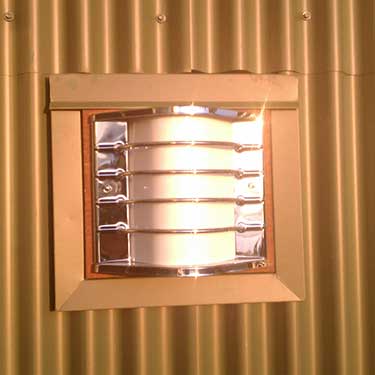 metal exterior lighting system